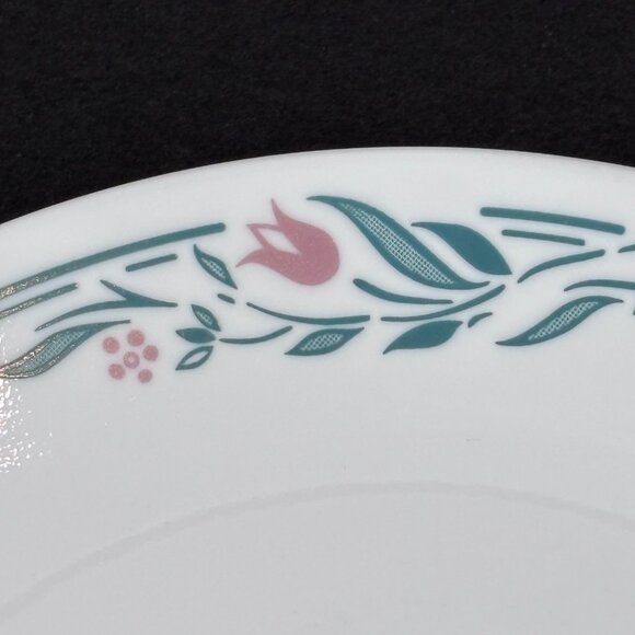 Vtg Corelle Rosemary Rosemarie Dinner Plate Plates Set 2 10.25" Excellent USA - Picture 2 of 5